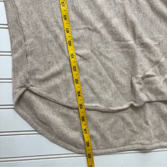 Michael Kors Tan Asymmetrical 3/4 Sleeve Sweatshirt - Picture 9 of 9